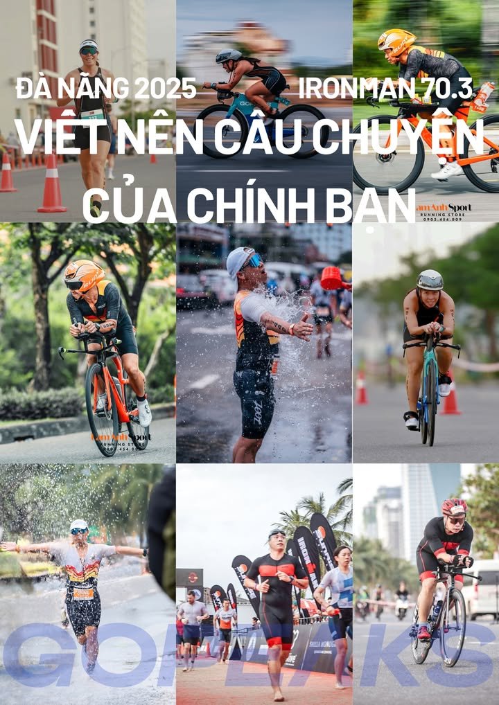 Vận động viên Gopeaks tham dự IRONMAN 70.3 Đà Nẵng tháng 5 năm 2025