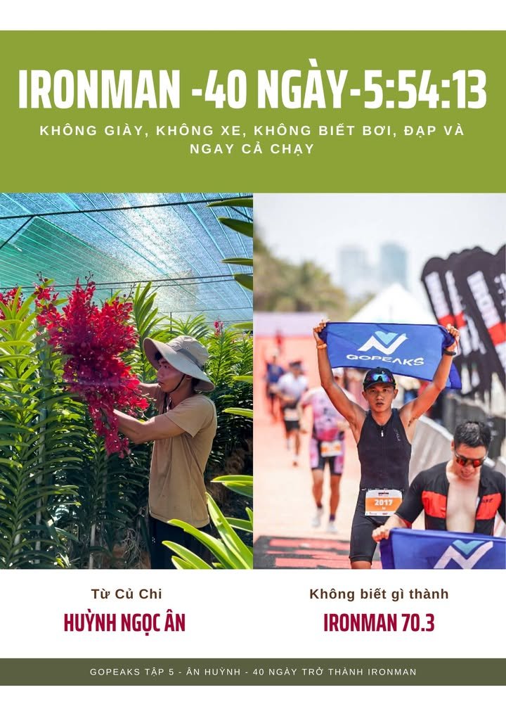 Vận động viên Tuệ Ân trong câu chuyện do Gopeaks đăng tháng 05 năm 2025